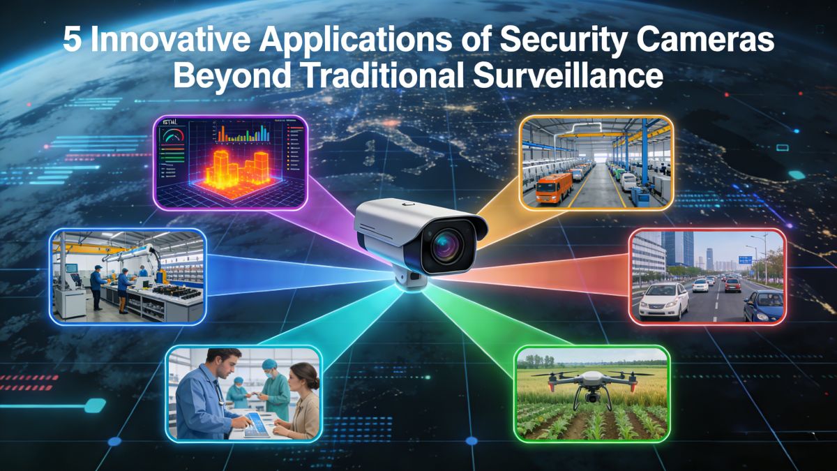 5 applications innovantes des caméras de sécurité au-delà de la surveillance traditionnelle