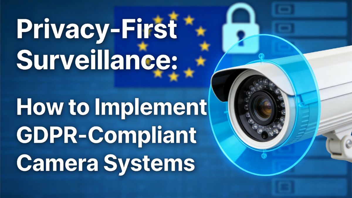 Privacy-First Surveillance: How to Implement GDPR-Compliant Camera Systems