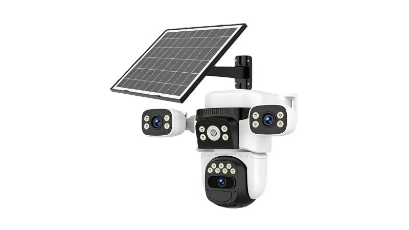 Solar-Powered WiFi Outdoor Security Cameras