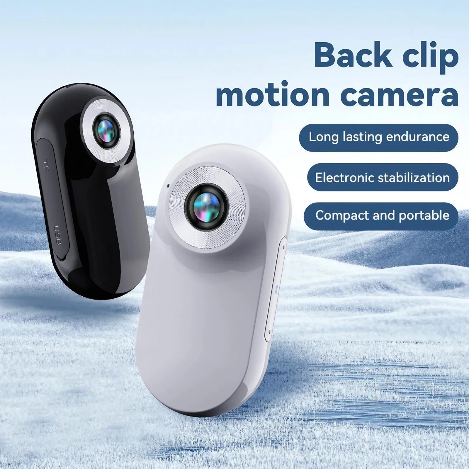 1080P HD pet camera collar main display