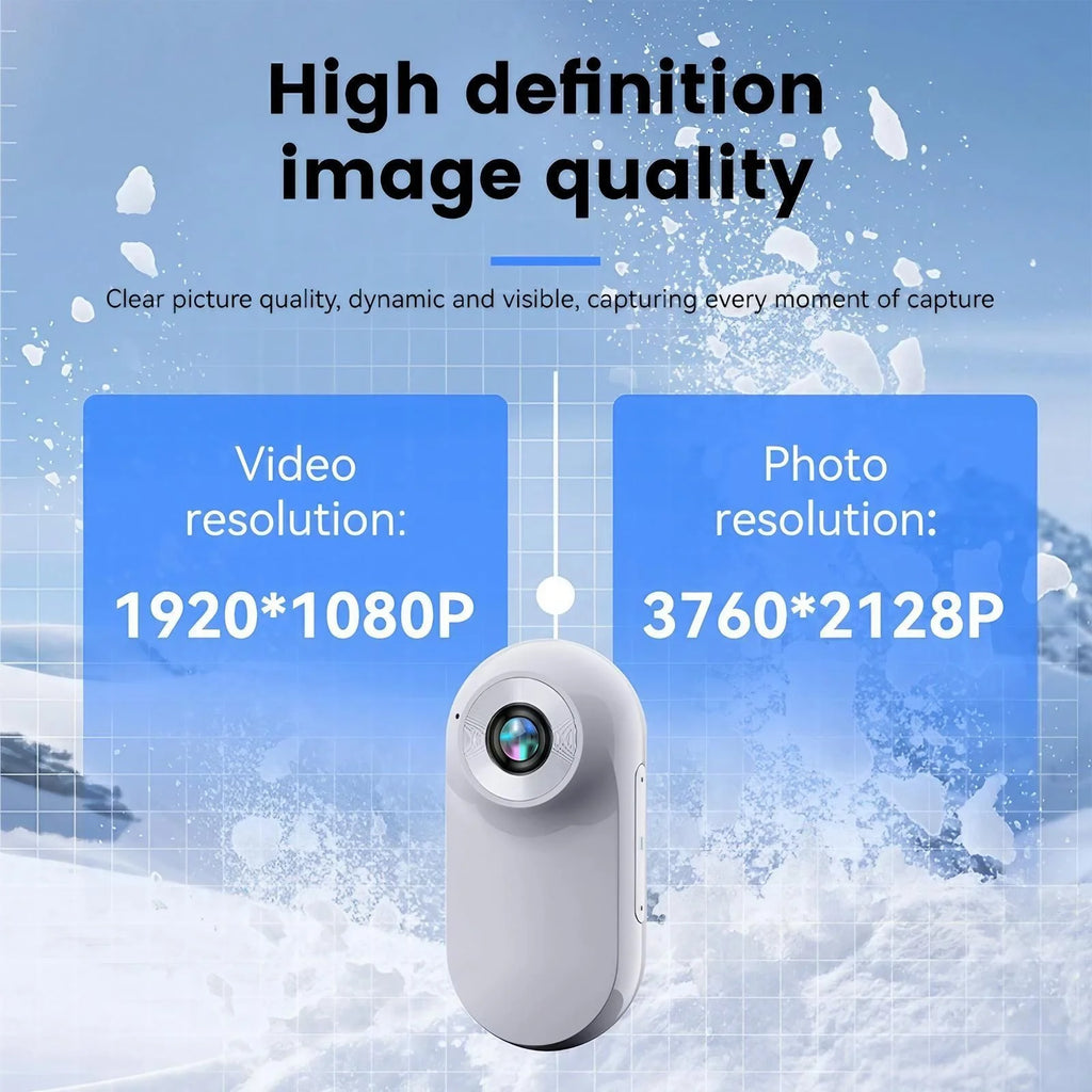 1080P HD pet camera collar main display