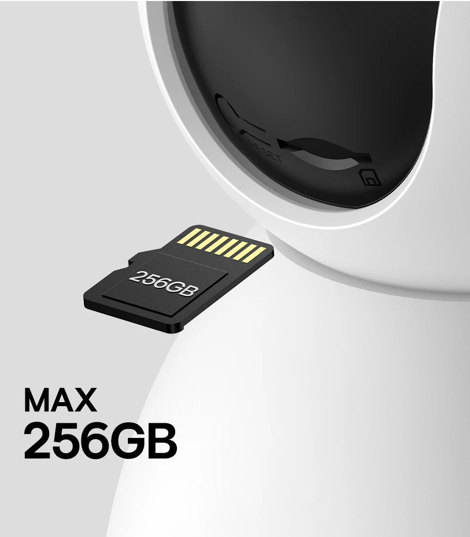 Secure SD card storage up to 256GB with encryption