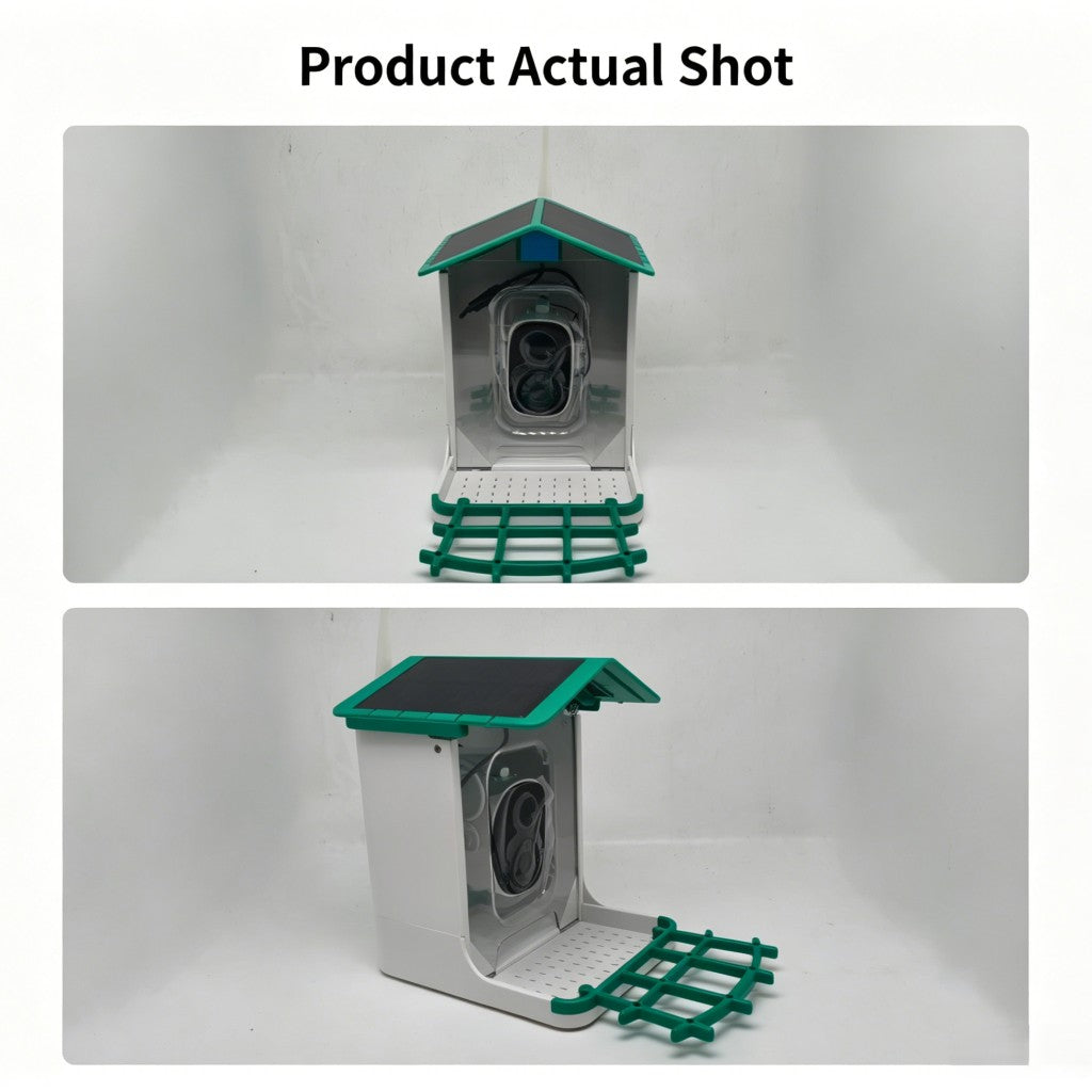 HoweYi BFC300 AI Smart Bird Feeder Camera with Solar Power Product Acutual Shot