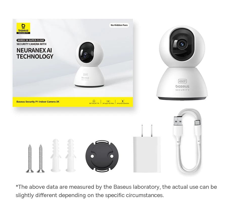 Baseus P1 3K Smart Camera Packaging