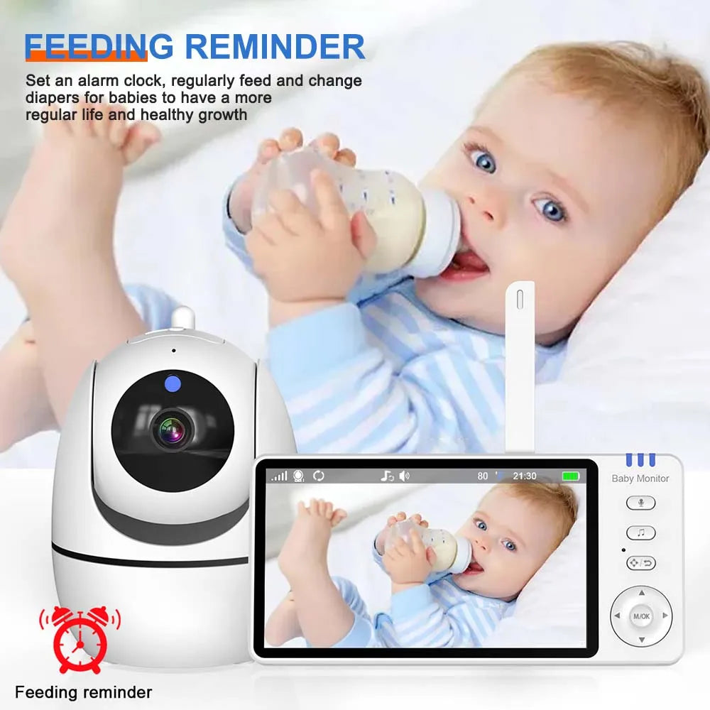 Built-in 8 Lullabies and Feeding Time Reminder Settings