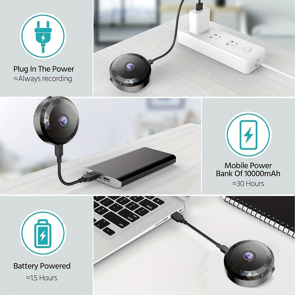HY-AD200 1080P HD Mini WiFi Desktop Camera