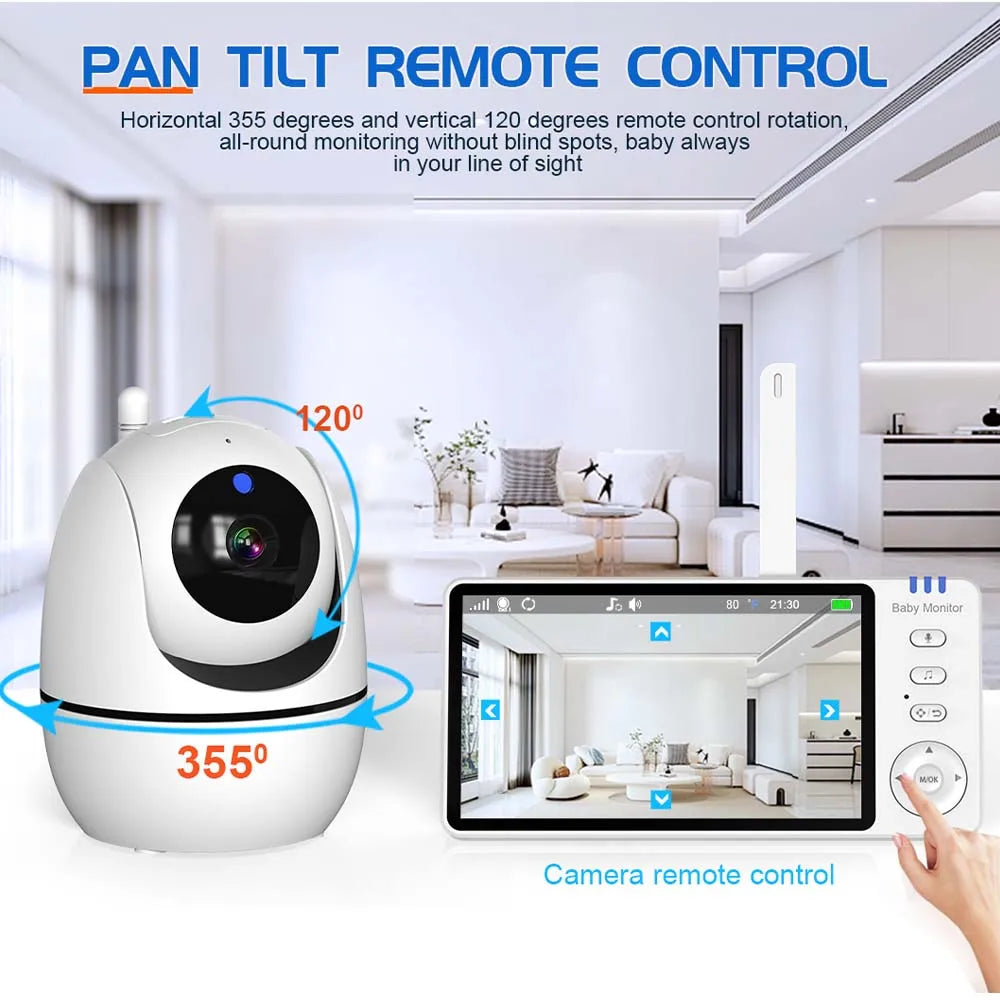 HY-BM50 355 Degree Pan and 120 Degree Tilt PTZ Camera Controls
