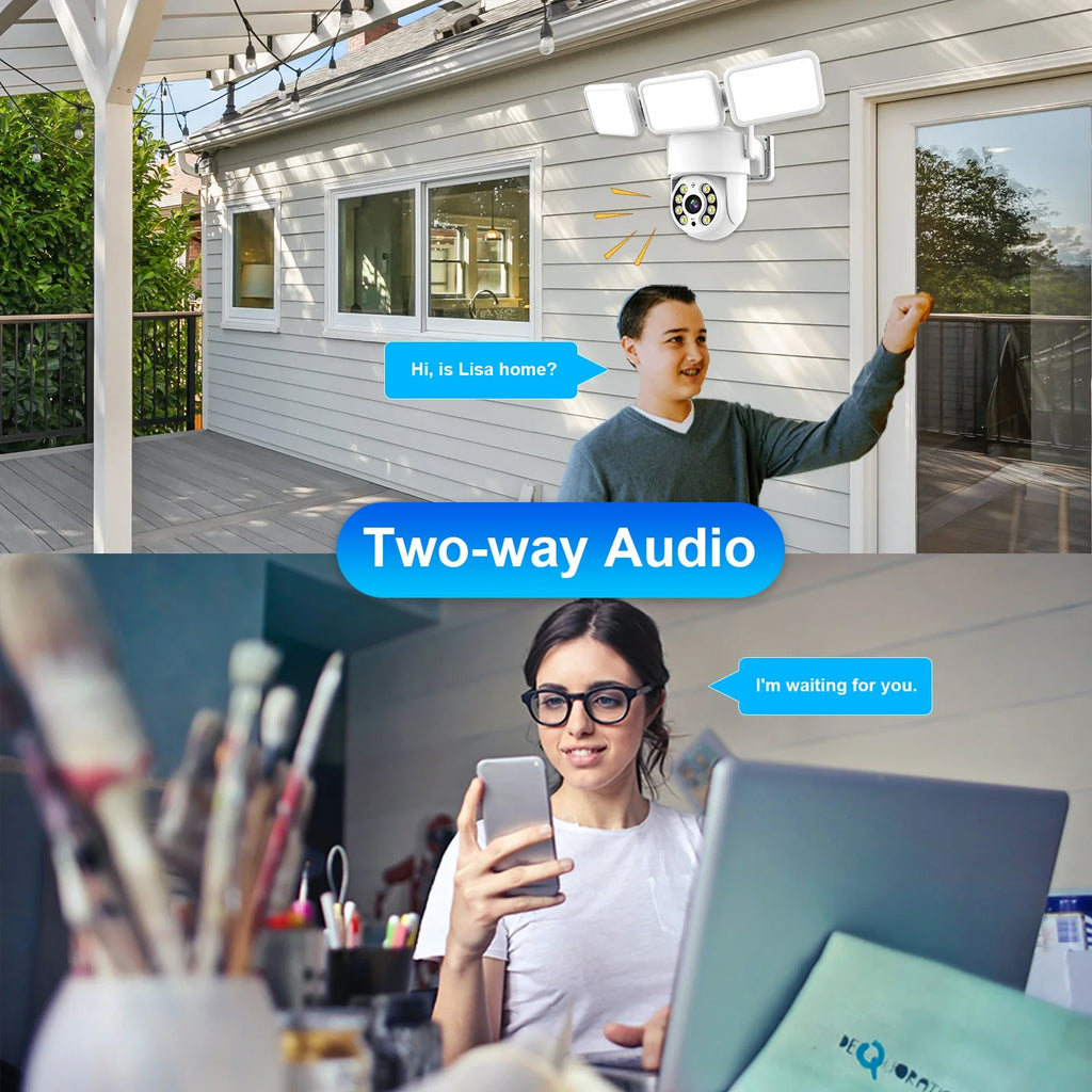 HY-FL400 Real-time Two-way Audio Communication via iCSee App