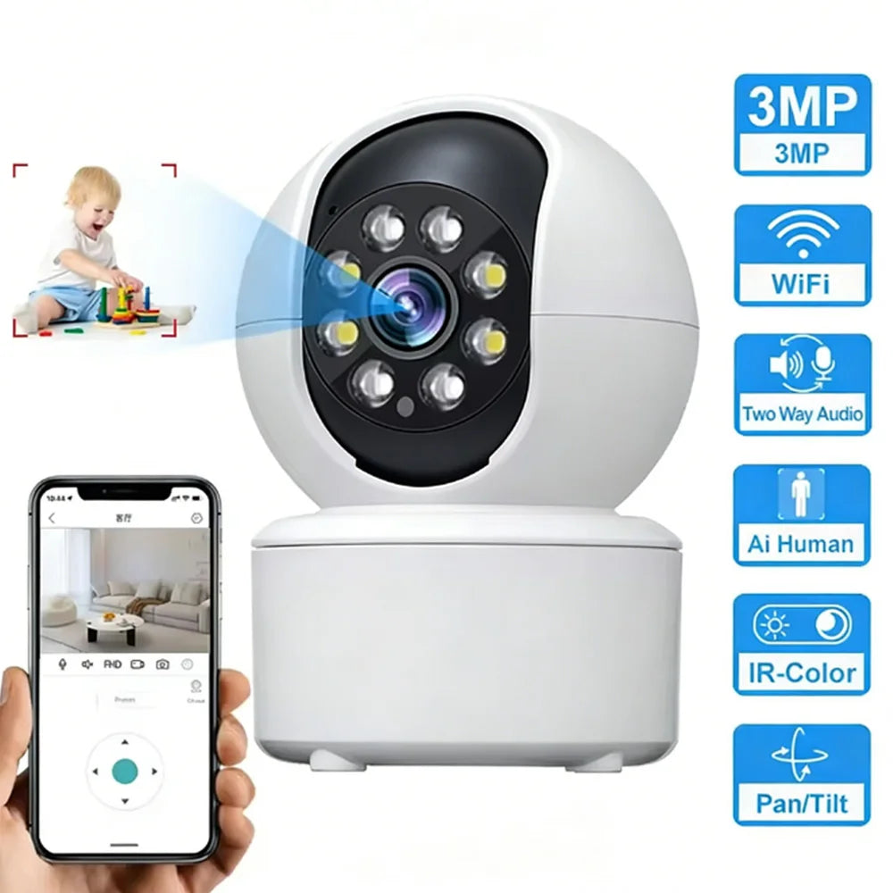 HY-IPT300 3MP 5G WiFi Indoor Camera