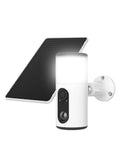 HY-SL300 Smart Solar Floodlight Security Camera White Wireless Outdoor