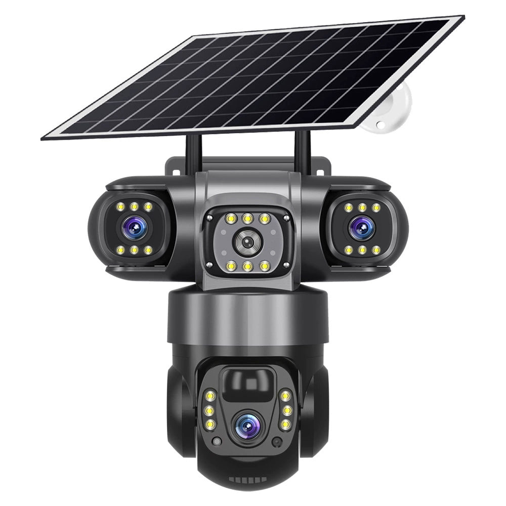 HY-SO400-Z Solar-Powered 3 Lens 4G Camera main