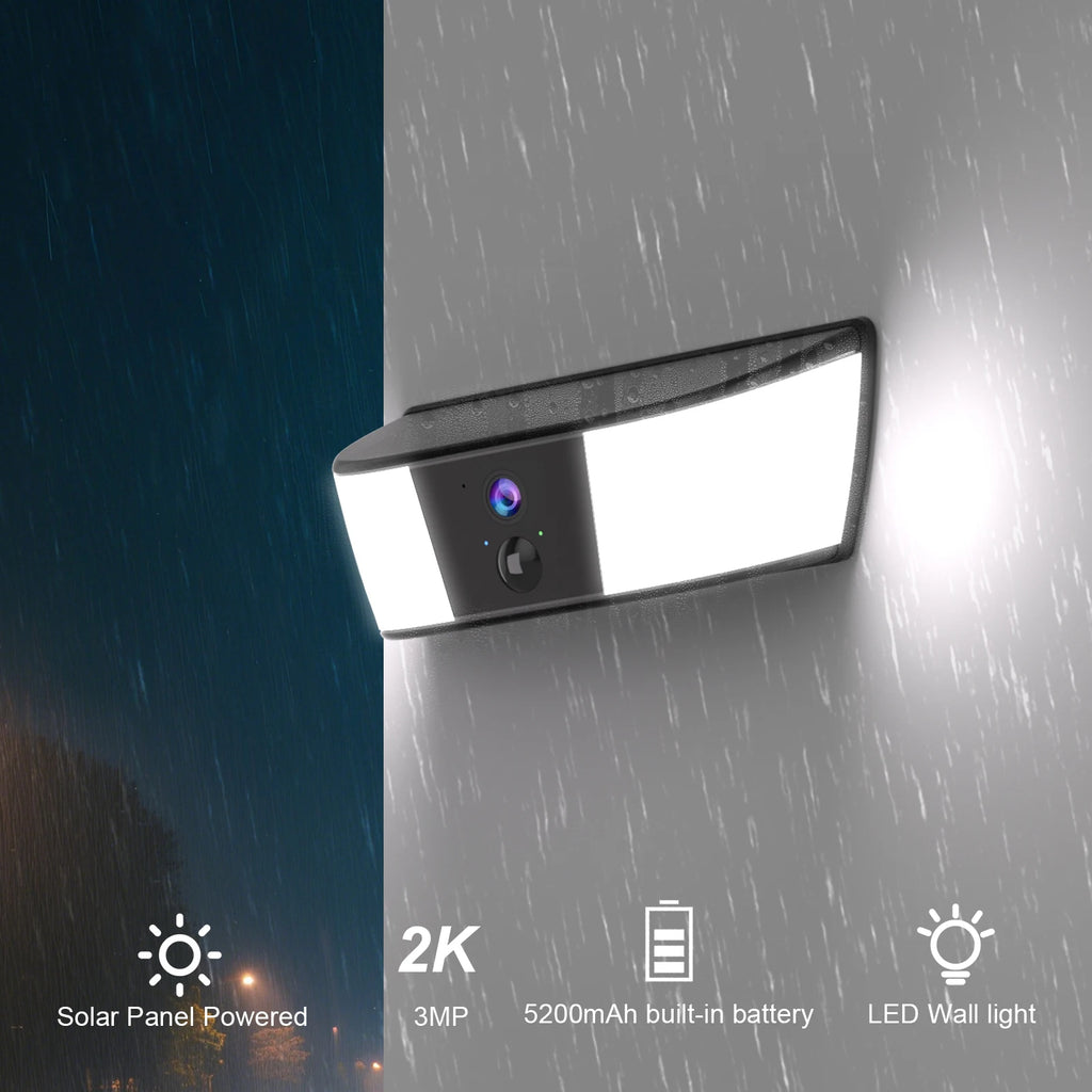 HY-WL500 2-in-1 Wall Light and Security Camera Outdoor
