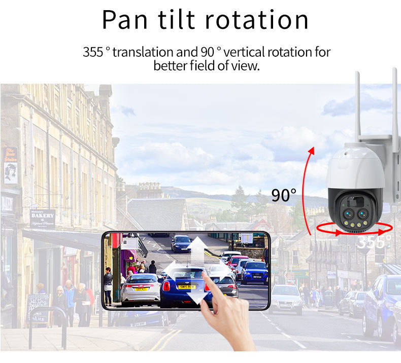 HYS32 10x Zoom Dual-Lens Solar Security Camera
