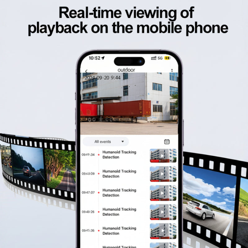 HYS4 Real-time viewing of playback on the mobile phone