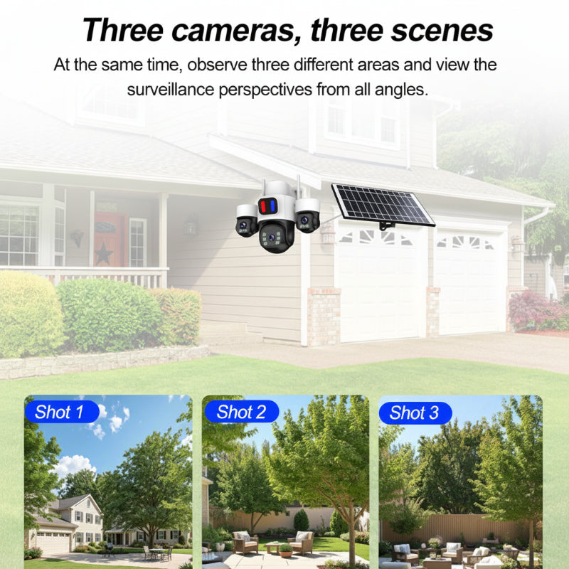HYS84 Close-up of the advanced 4mm+4mm+4mm triple-lens optical system for sharp multi-angle monitoring2