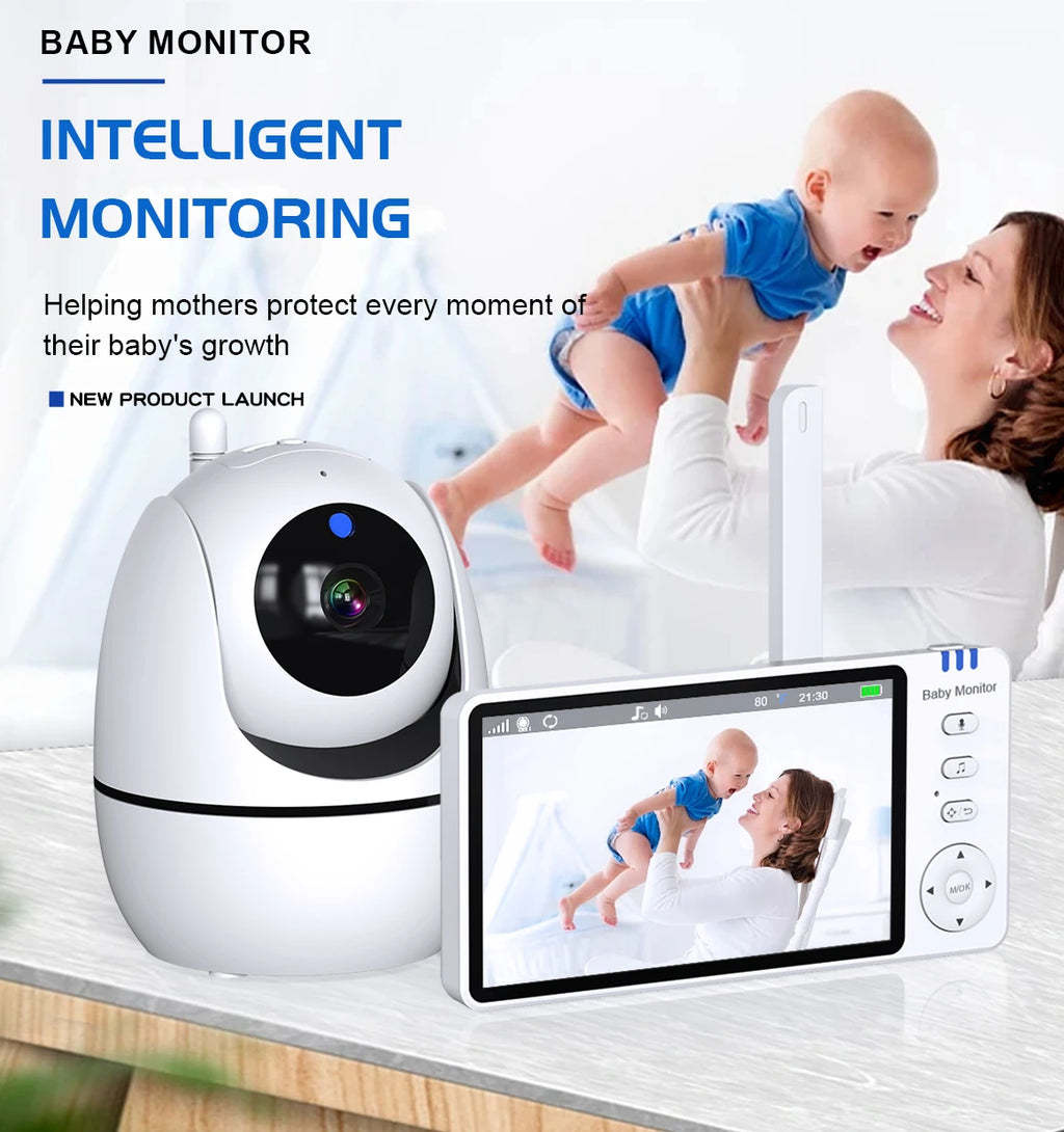 HoweYi HY-BM50 5-inch Video Baby Monitor and PTZ Camera