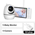 HoweYi HY-BM50 5-inch Video Baby Monitor and PTZ Camera with EU Plug