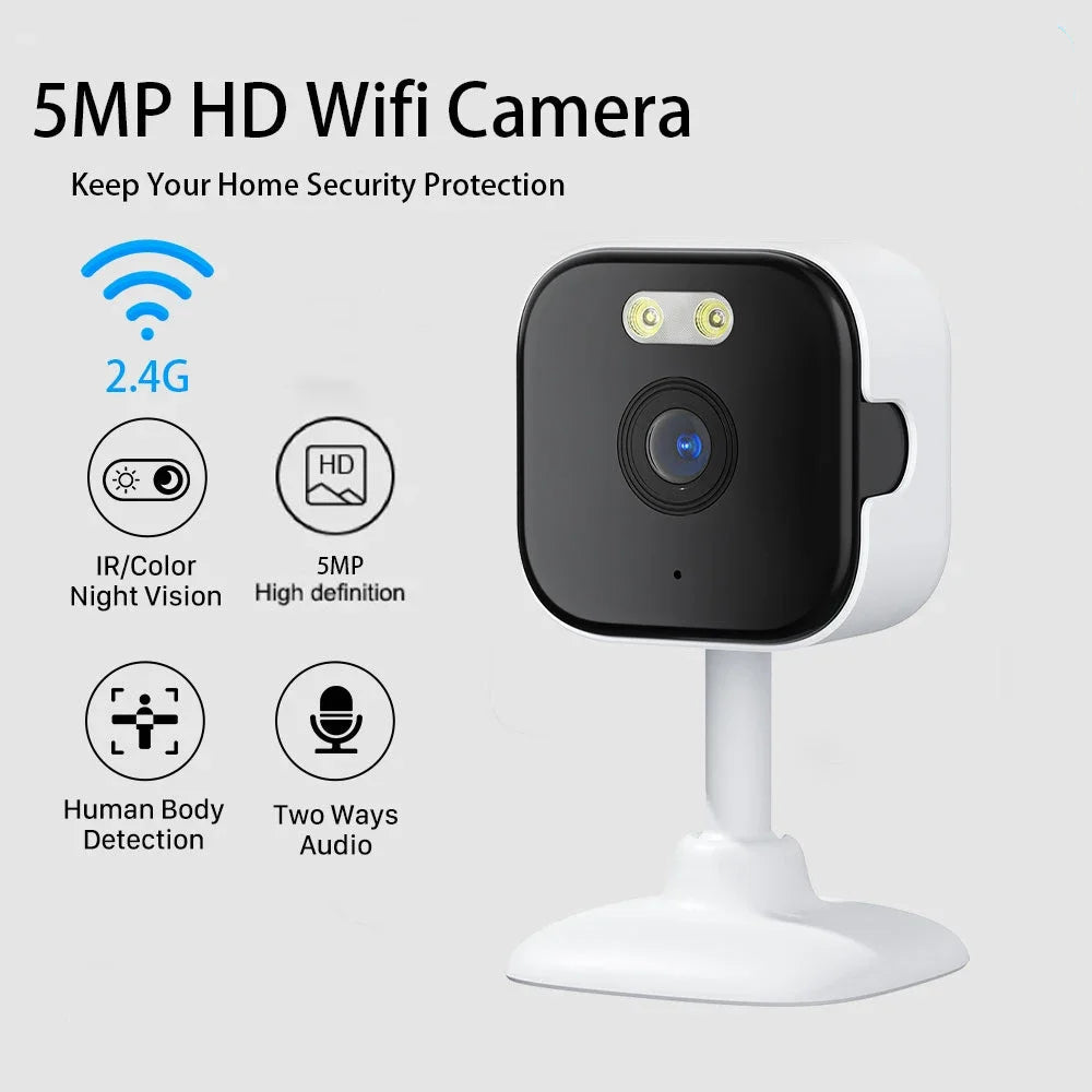 HoweYi HY-C500 5MP Mini Smart WiFi Cube Camera White