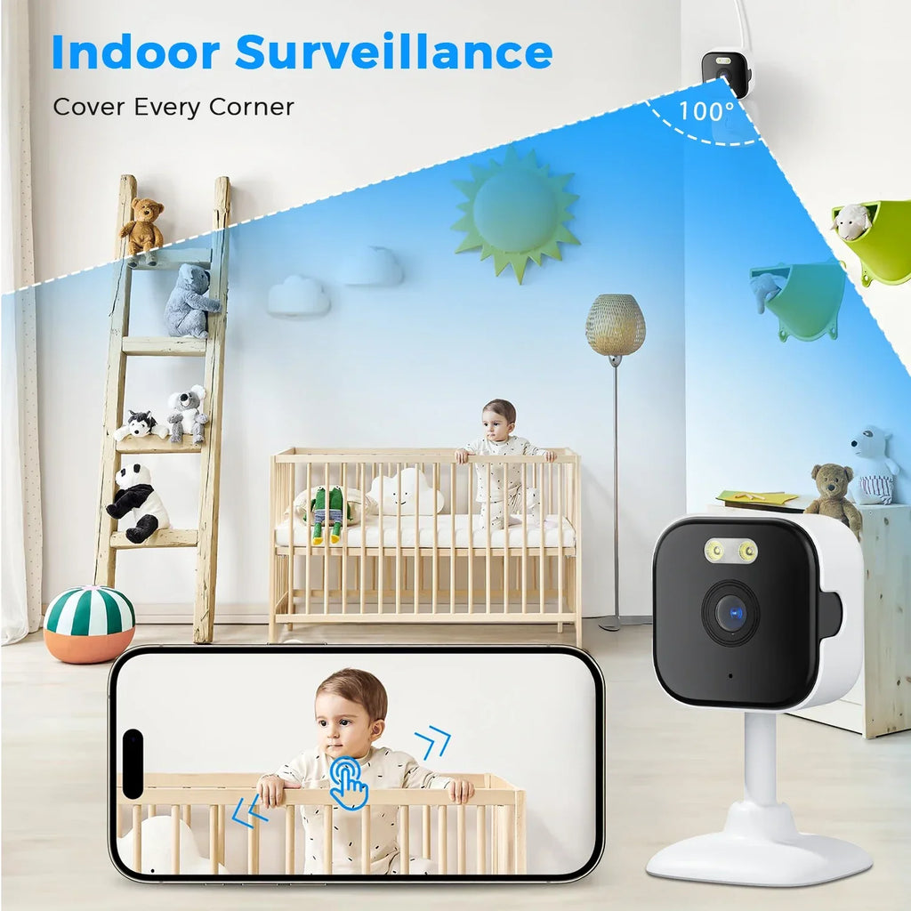 HoweYi HY-C500 5MP Mini Smart WiFi Cube Camera White