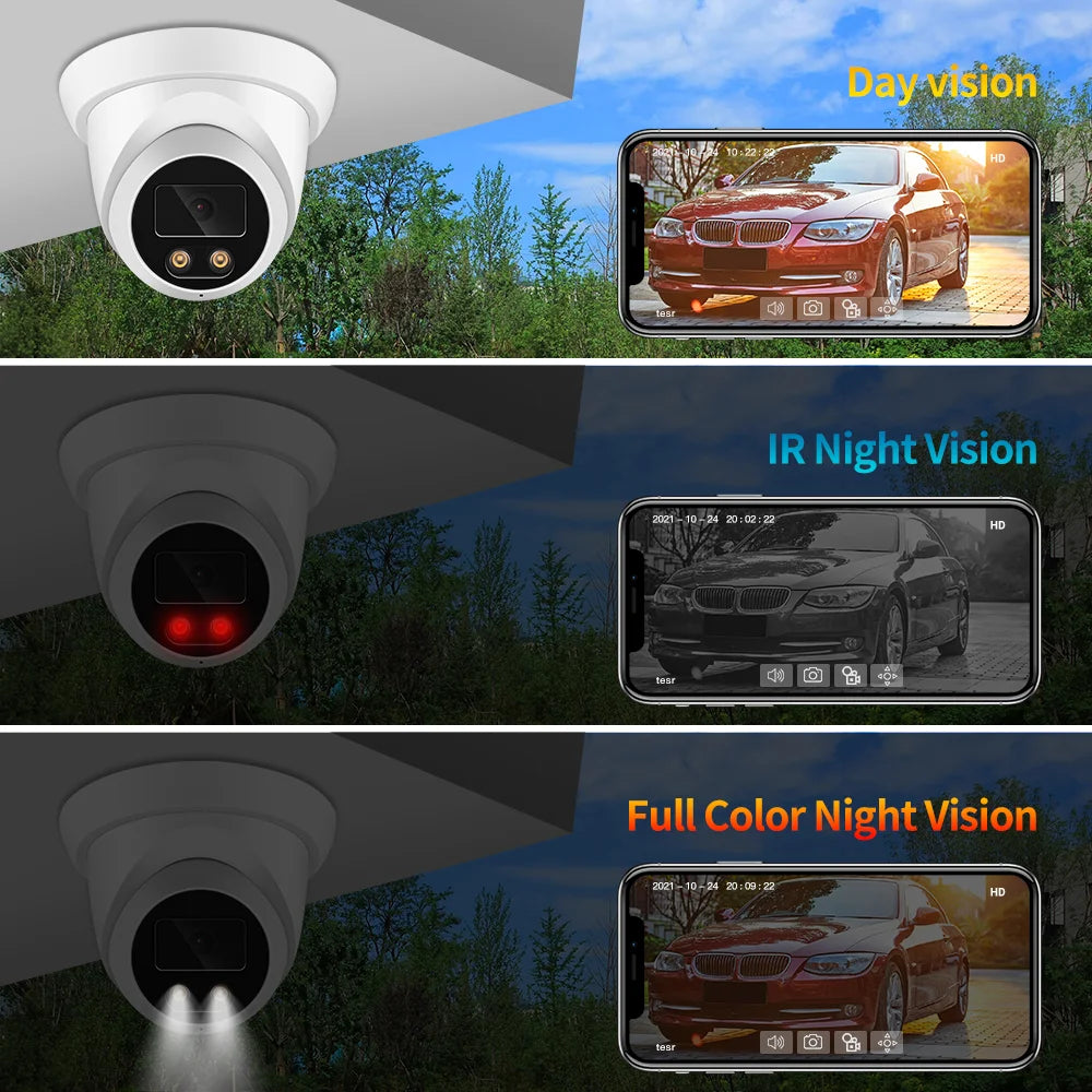 HoweYi HY-IP800 8MP 4K Ultra HD PoE IP Security Camera Full Color Night Vision