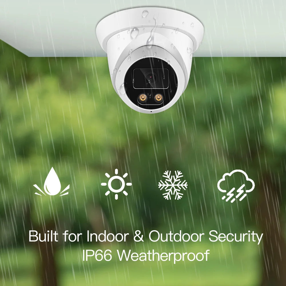 HoweYi HY-IP800 8MP 4K Ultra HD PoE IP Security Camera IP66 Weatherproof