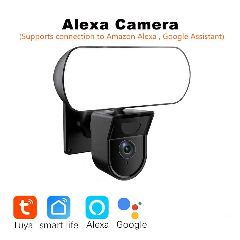 HoweYi HY-WL10 Smart Floodlight Camera and Garden Wall Lamp Alexa