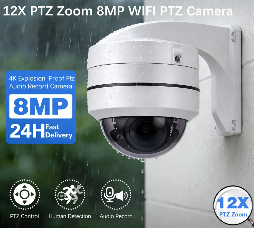 HoweYi IP800-12X 4K 8MP PTZ IP camera