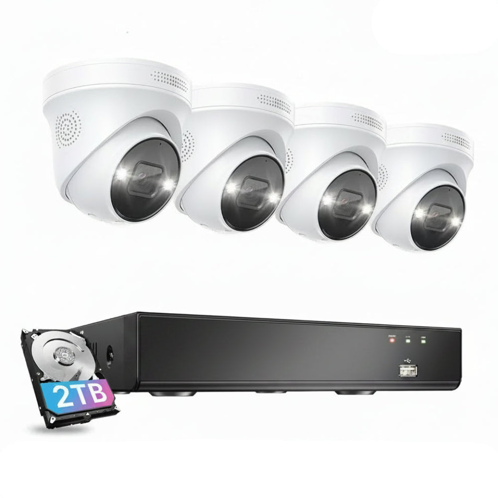 HoweYi IP800-NVR 4K Ultra HD 8MP PoE Security Camera System