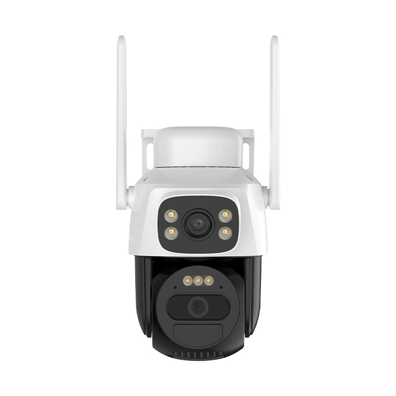 HoweYi VSD3 dual lens solar powered WiFi camera with panorama and tracking capabilities