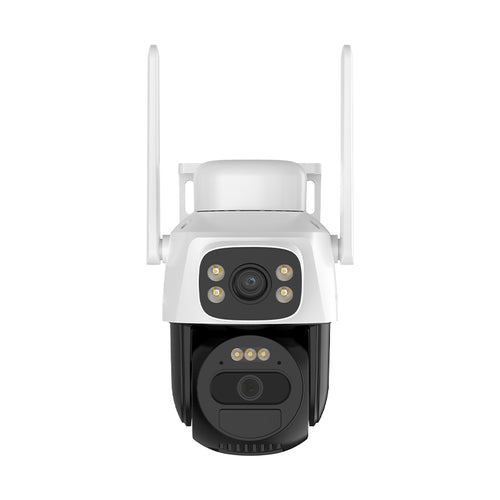 HoweYi VSD3 dual lens solar powered WiFi camera with panorama and tracking capabilities