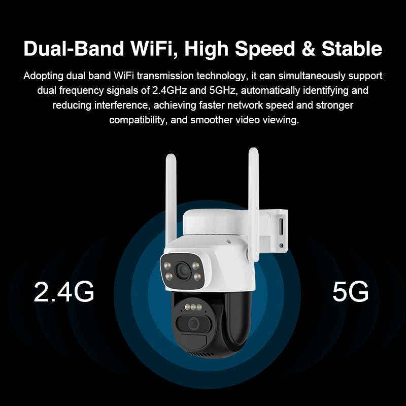 HoweYi VSD3 supporting 2.4GHz and 5GHz dual-band WiFi for stable high-speed connection