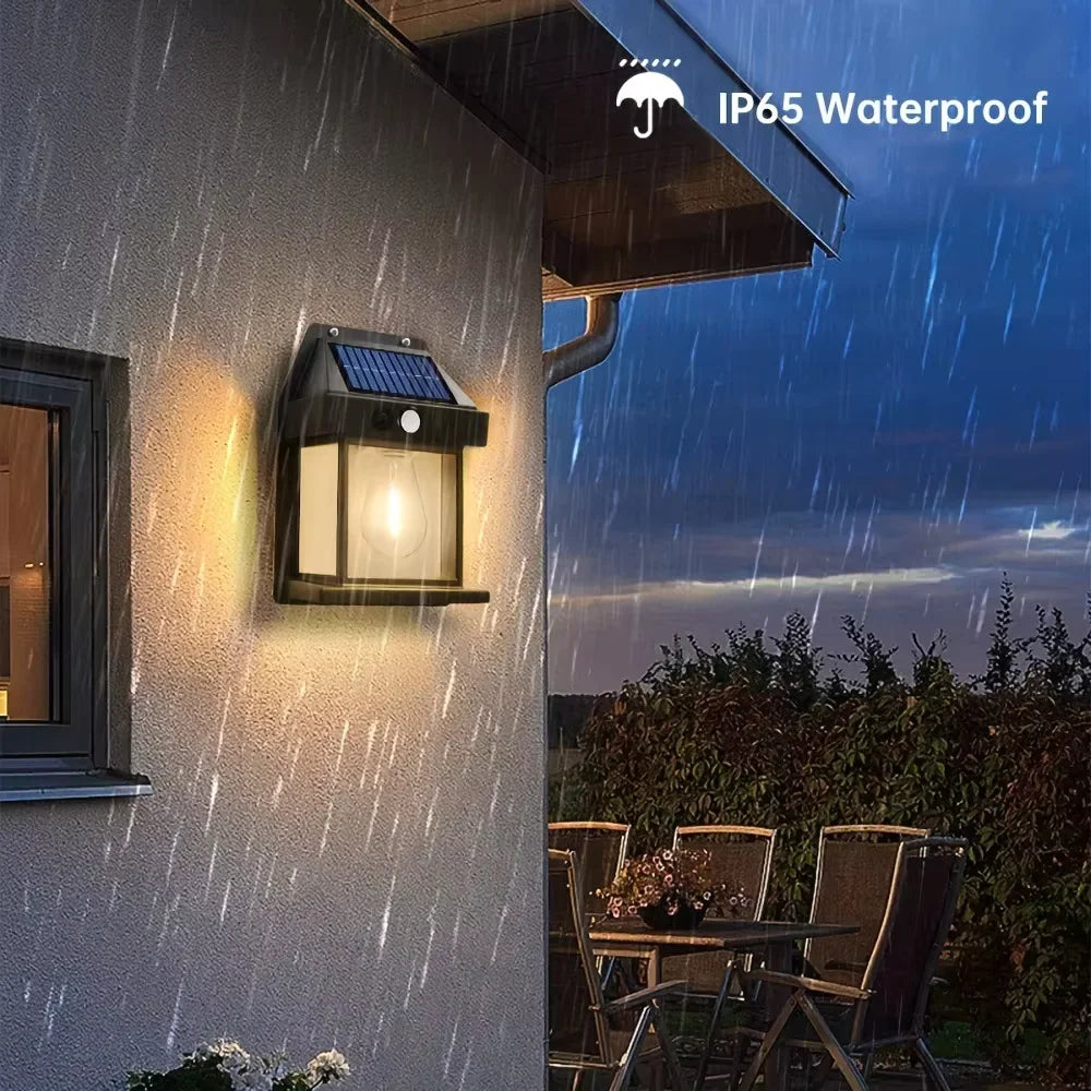IP65 waterproof rating test for solar tungsten security light