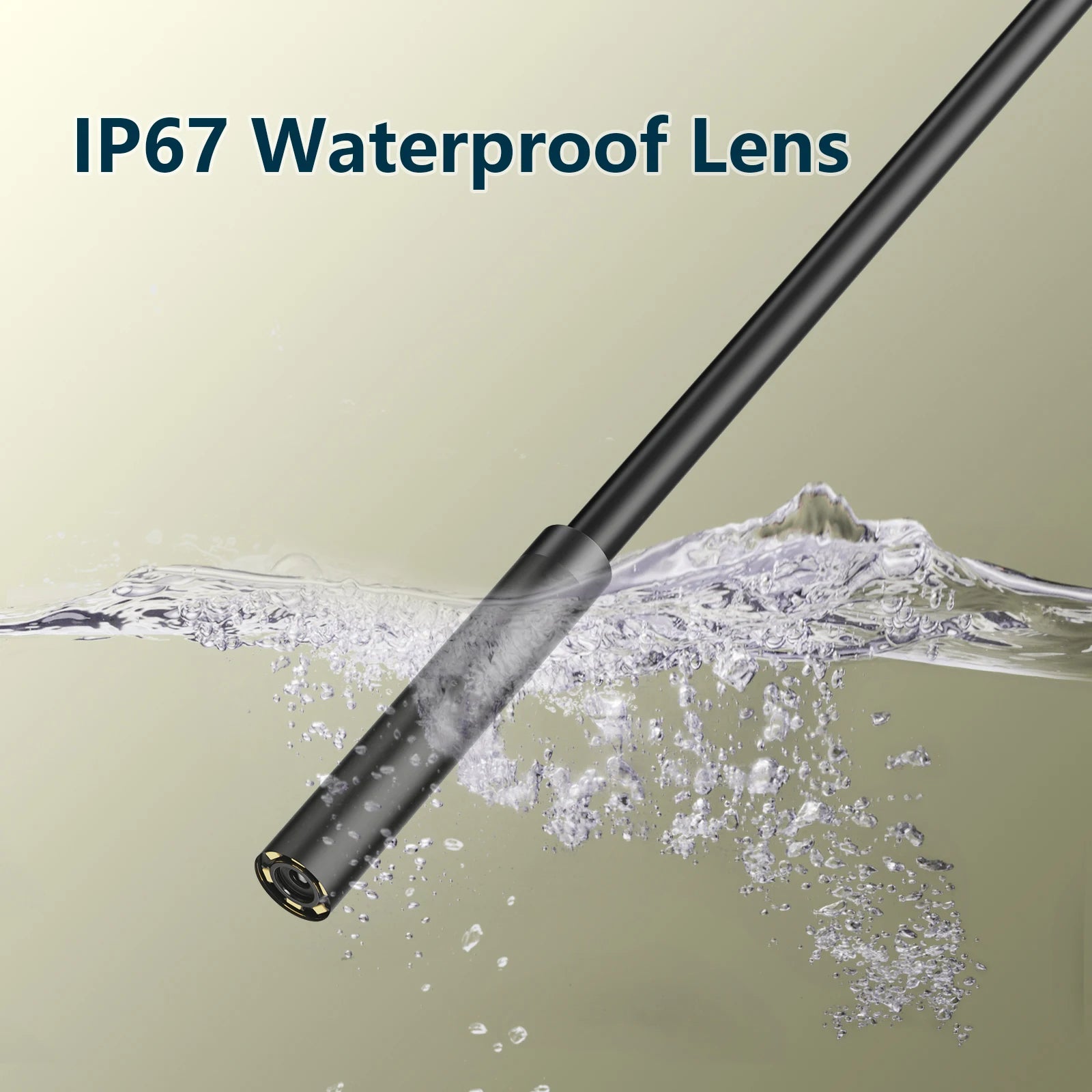 IP67 waterproof inspection camera used in underwater environment