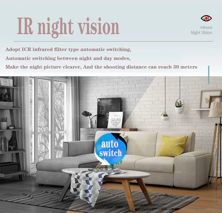 IR Night Vision performance demonstration for clear 24-hour security monitoring.