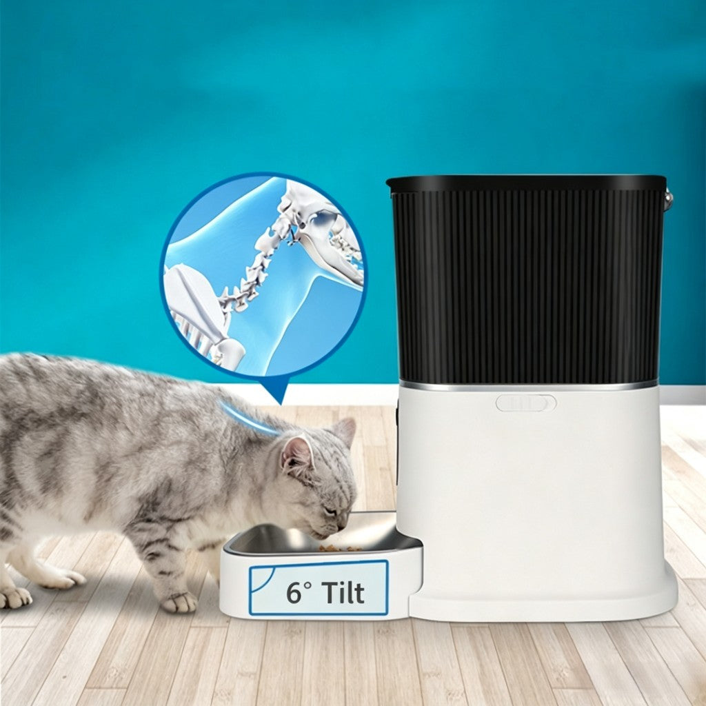 HoweYi PF05 Smart Automatic Pet Feeder Camera 6 Degree Tilt