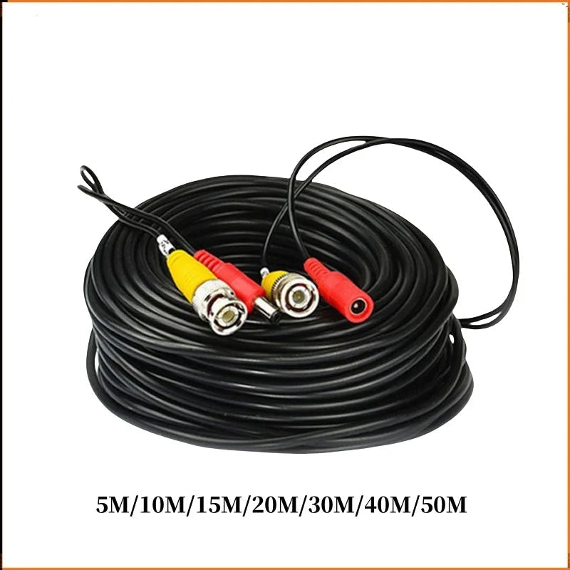 Premium BNC and DC video power extension cable for CCTV security cameras
