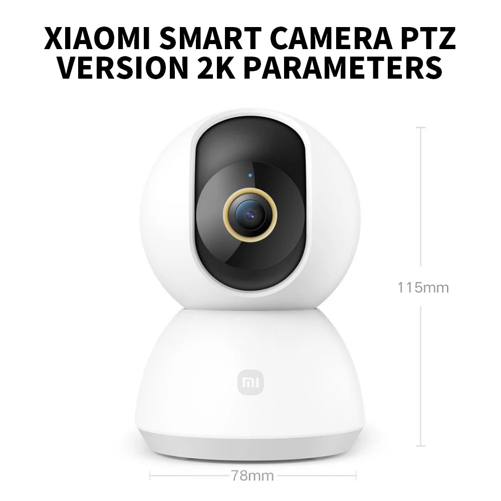 Xiaomi Smart Camera PTZ 2K Version C300 - 3MP 360° Panoramic AI Human Detection F1.4 Aperture Full Color Night Vision 2-Way Voice Indoor Security Camera