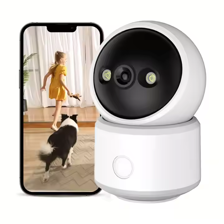 SID500 5MP AI Smart Pan-Tilt Indoor Camera | 360° Baby & Elderly Monitor with One-Click Calling