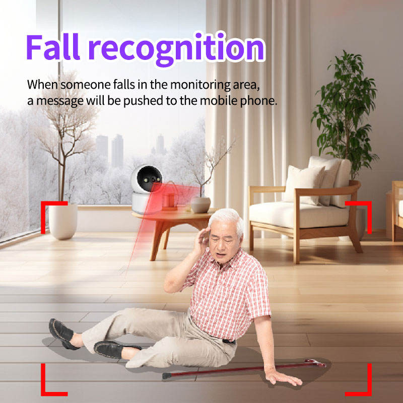 SID500 5MP AI Smart Pan-Tilt Indoor Camera | 360° Baby & Elderly Monitor with One-Click Calling