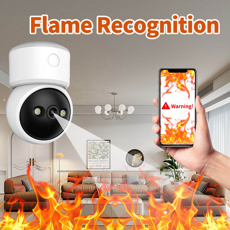 SID500 5MP AI Smart Pan-Tilt Indoor Camera | 360° Baby & Elderly Monitor with One-Click Calling