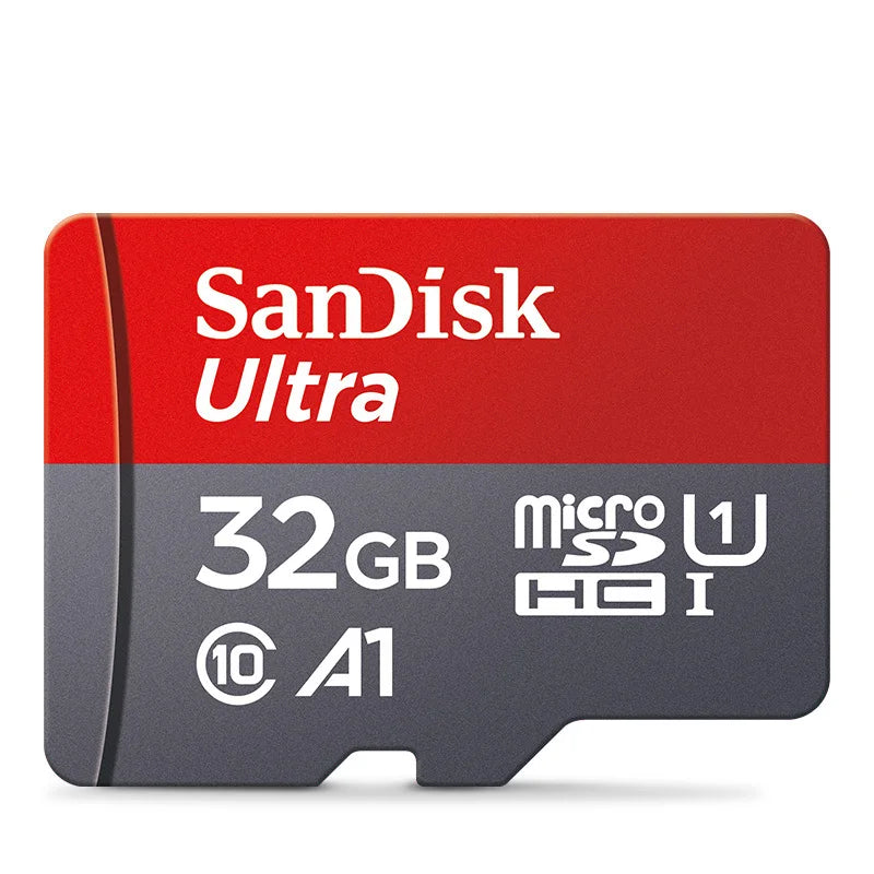 SanDisk MicroSDXC memory card front view 32GB