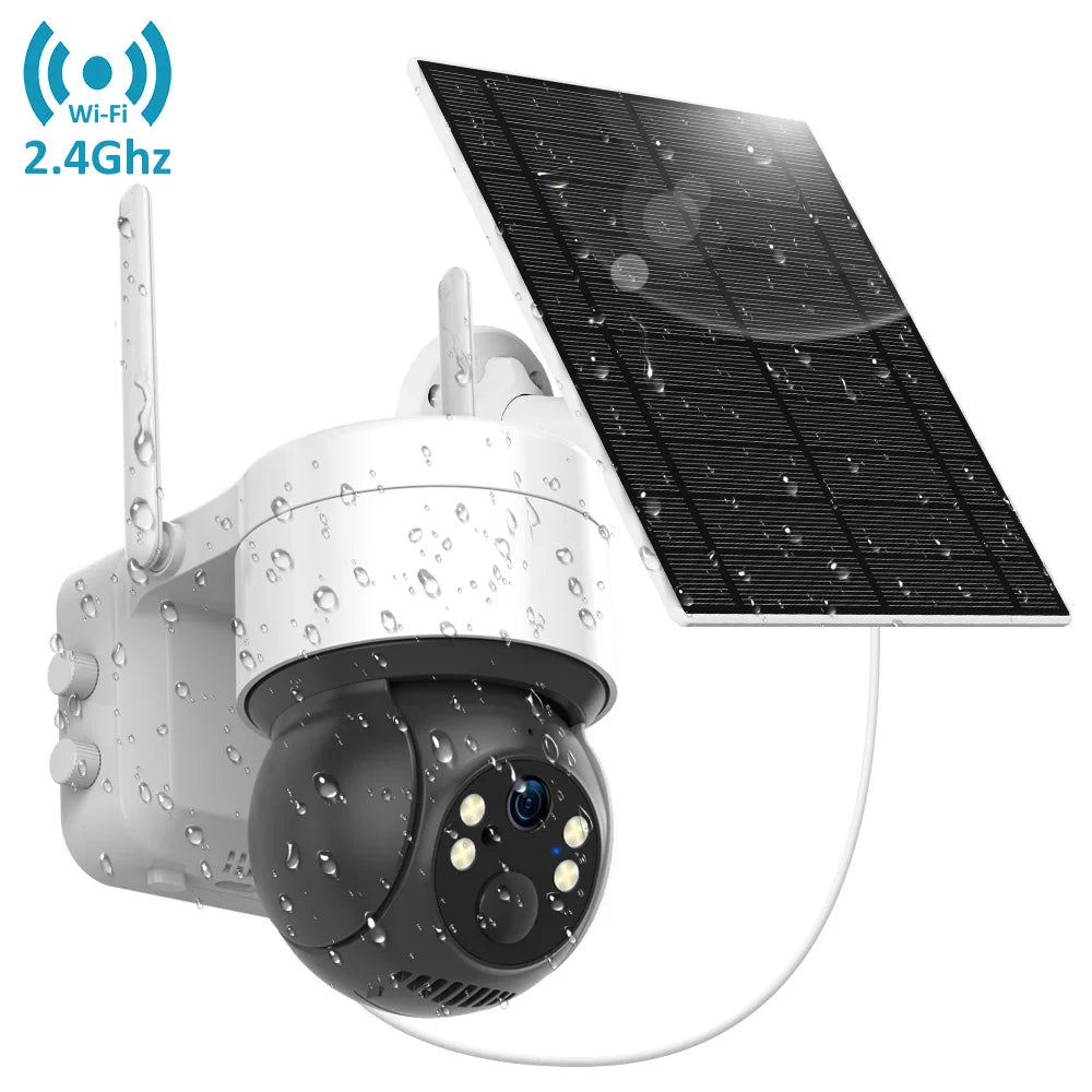 HoweYi HY-SO300-TU 3MP Tuya Solar-PTZ-Kamera, 4G/WLAN-Außenkamera mit KI-Tracking