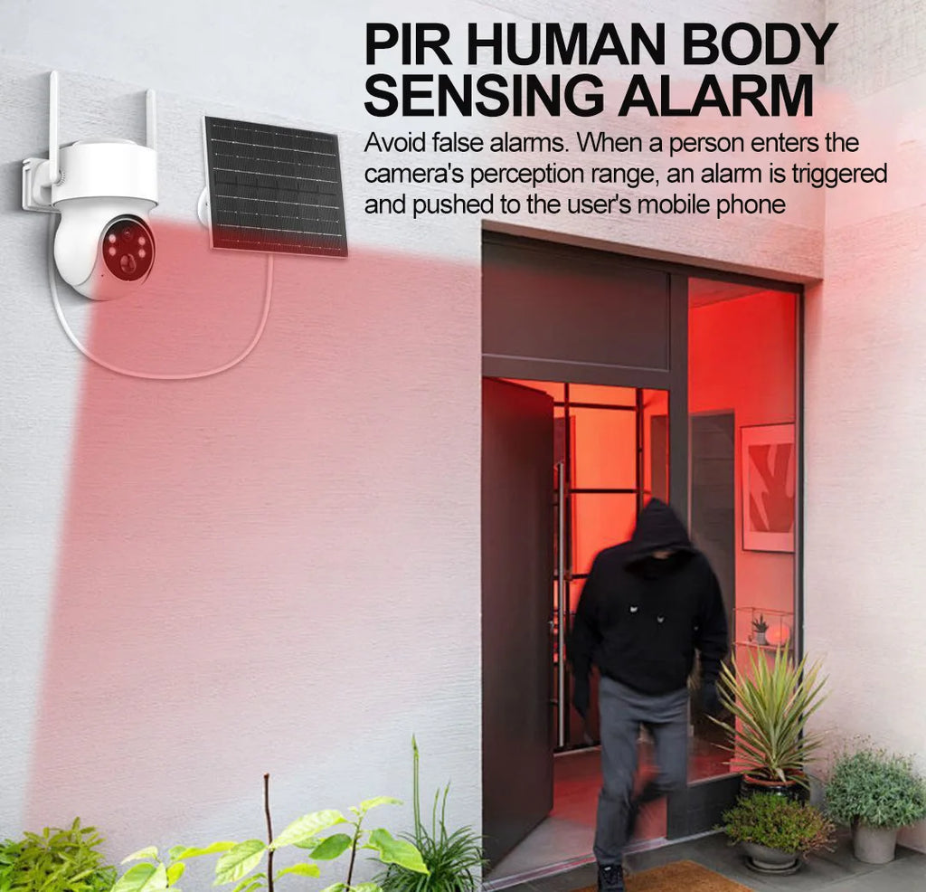 Smart AI human motion and face detection alerts on HoweYi IP400-NVR mobile app.