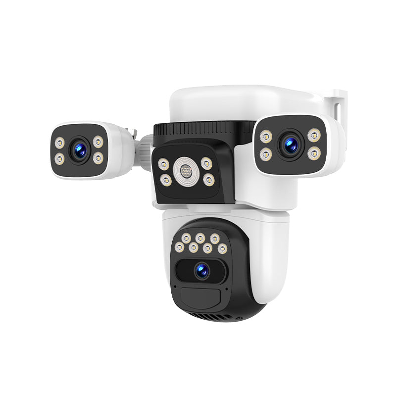 VST3_01 Three-Lens Solar Powered WiFi Camera