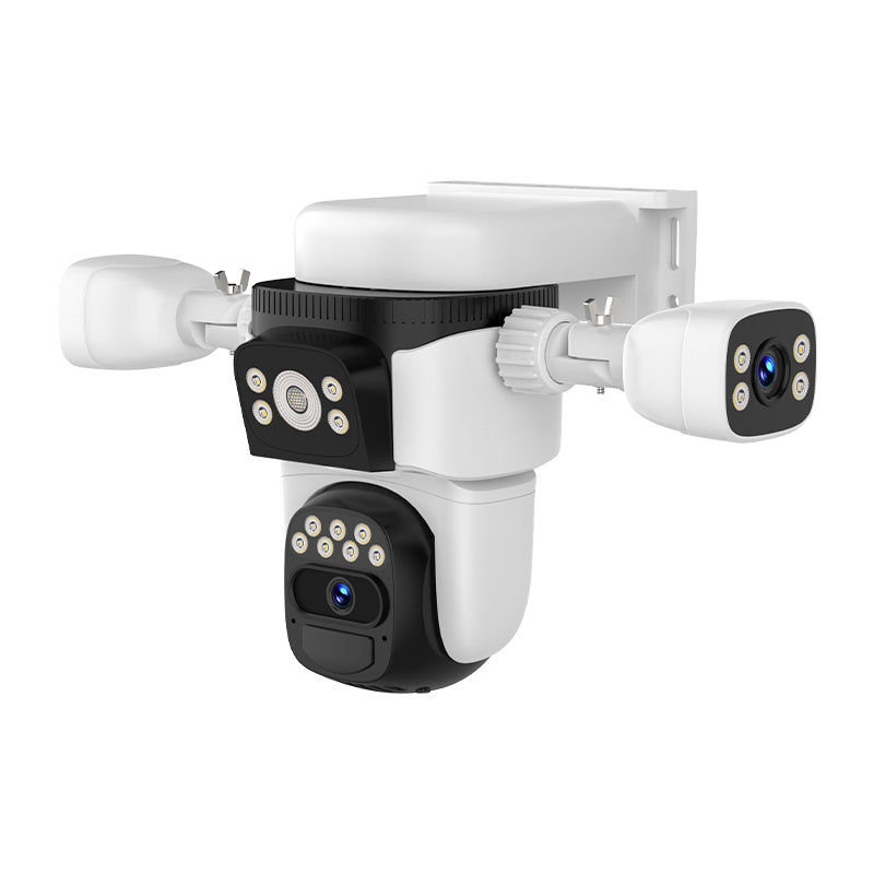 VST3_06 Three-Lens Solar Powered WiFi Camera