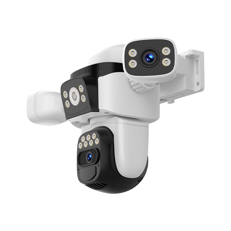 VST3_07 Three-Lens Solar Powered WiFi Camera
