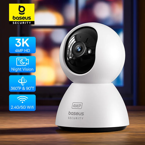 Baseus P1 smart camera showing ultra-clear 3K resolution