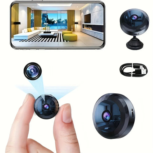 HoweYi HY-AD200 security camera installed in rental apartment living room	