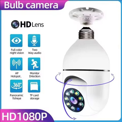 HoweYi HY-CH200-BU bulb camera hidden surveillance feature labels