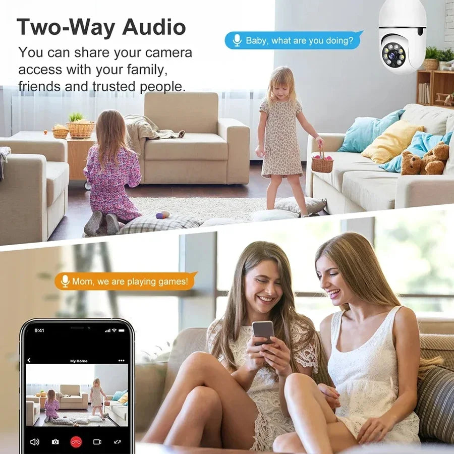 HoweYi HY-CH200-BU camera two way audio talk feature demo